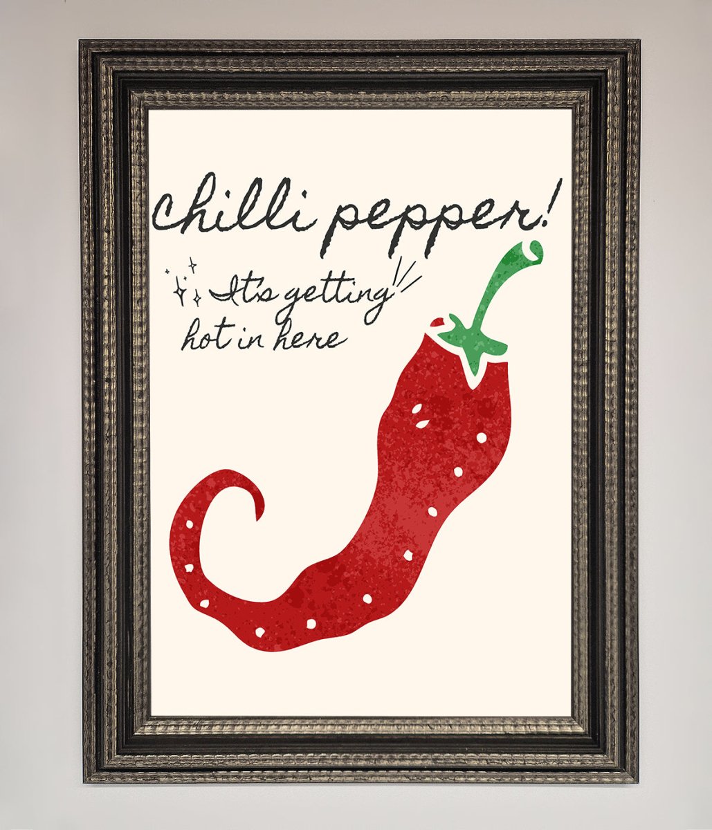 Chili Pepper Framed Print - Zestio
