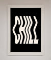 Chill Black Framed Wall Art - Zestio