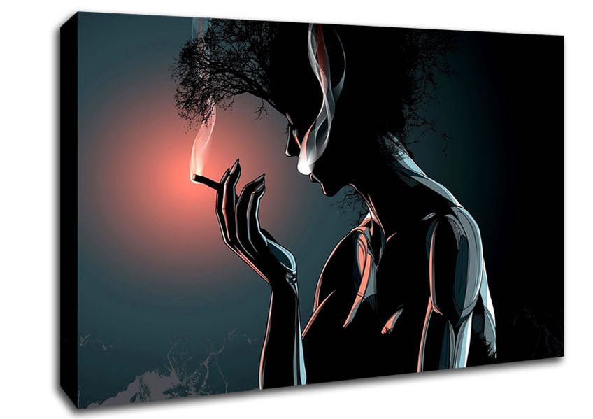 Cigarette Canvas Wall Art - Zestio