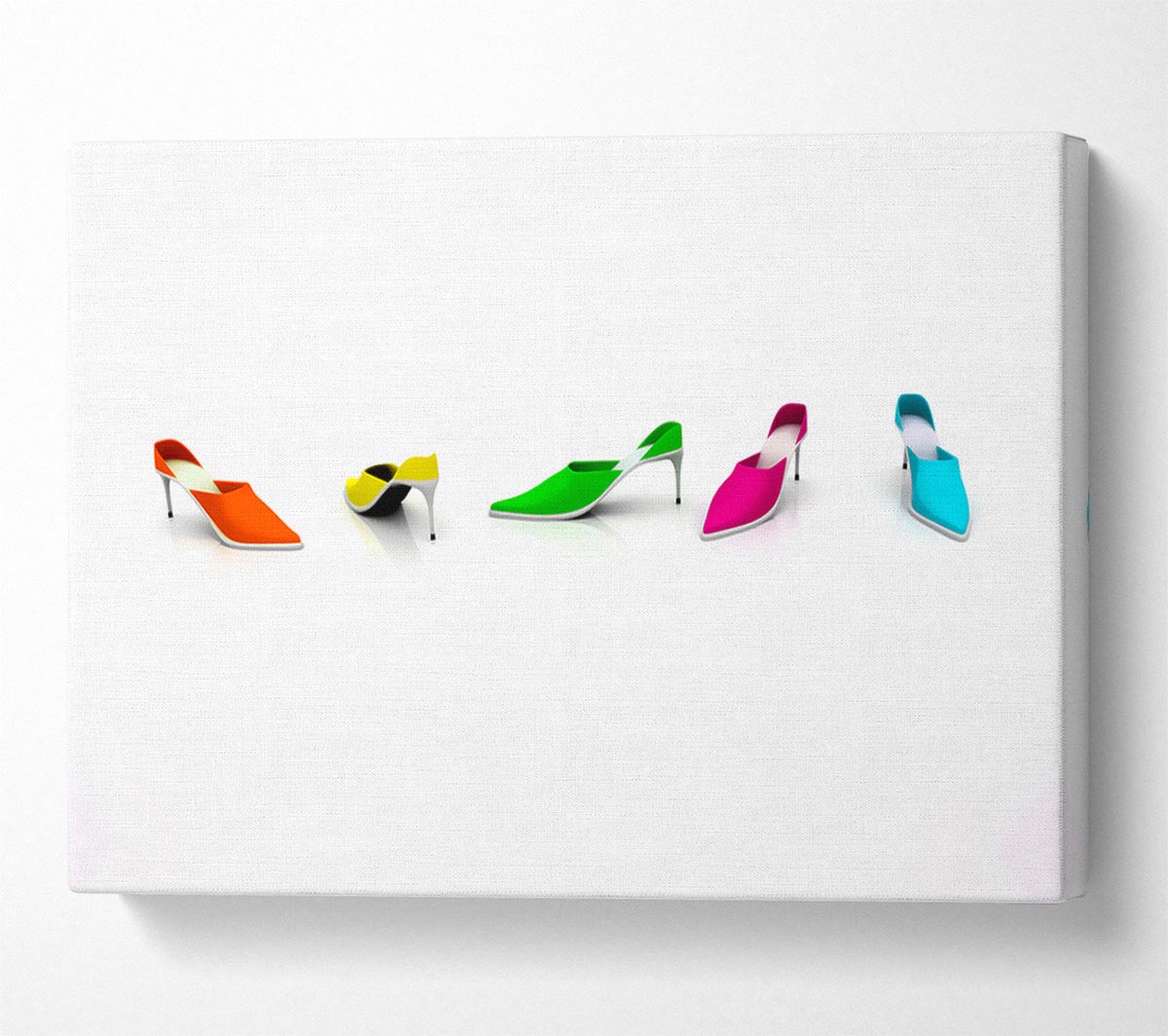 Cinderella Shoes Canvas Wall Art - Zestio