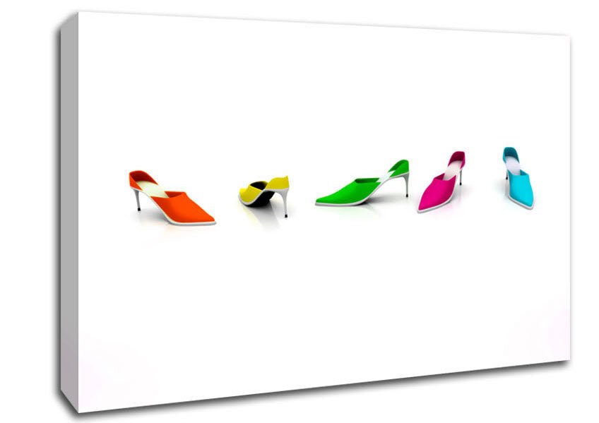 Cinderella Shoes Canvas Wall Art - Zestio