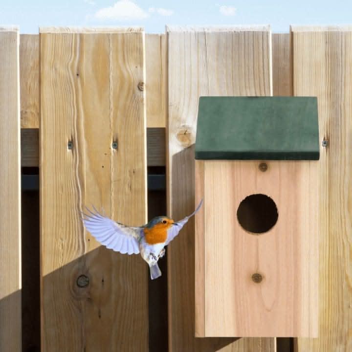 Wooden Bird Nesting Boxes