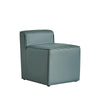 Clay Footstool, Leather