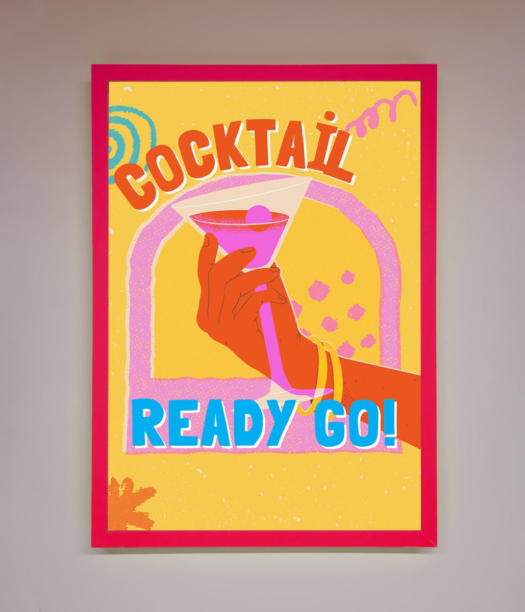 Cocktail Ready Go Framed Poster - Zestio