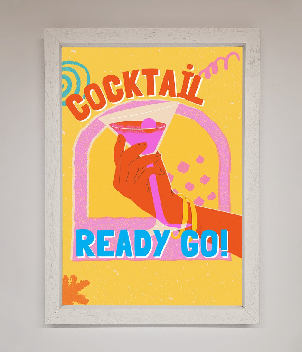 Cocktail Ready Go Framed Poster - Zestio