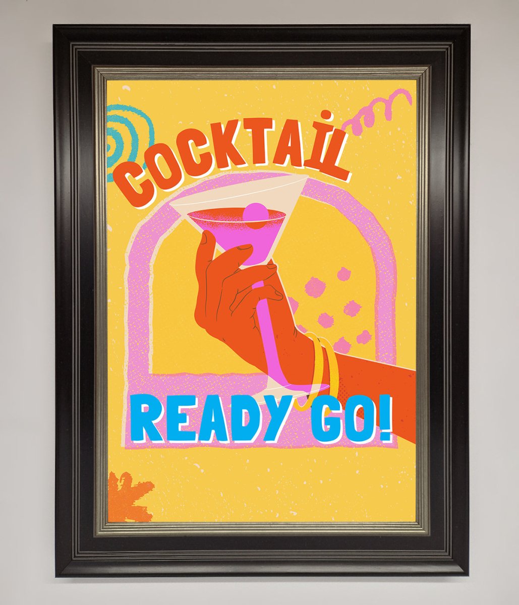 Cocktail Ready Go Framed Poster - Zestio