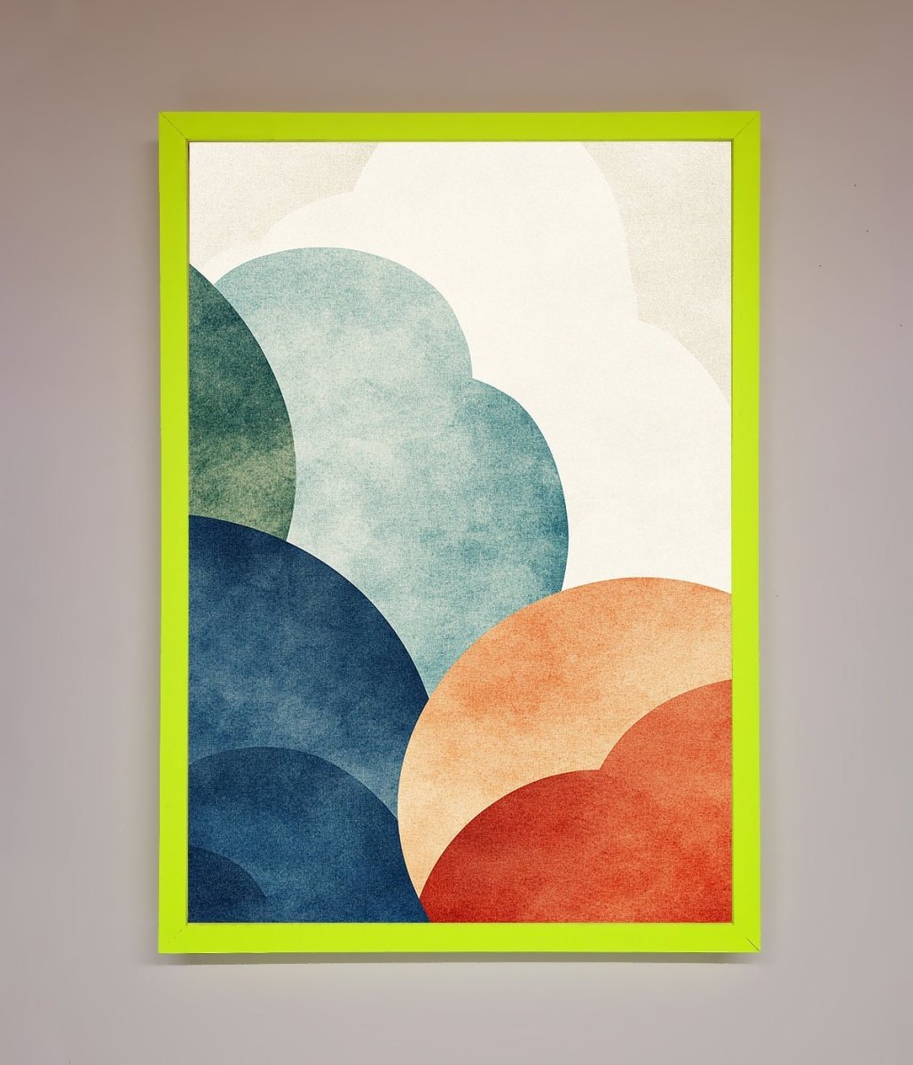 Colour Clouds Framed Wall Art - Zestio