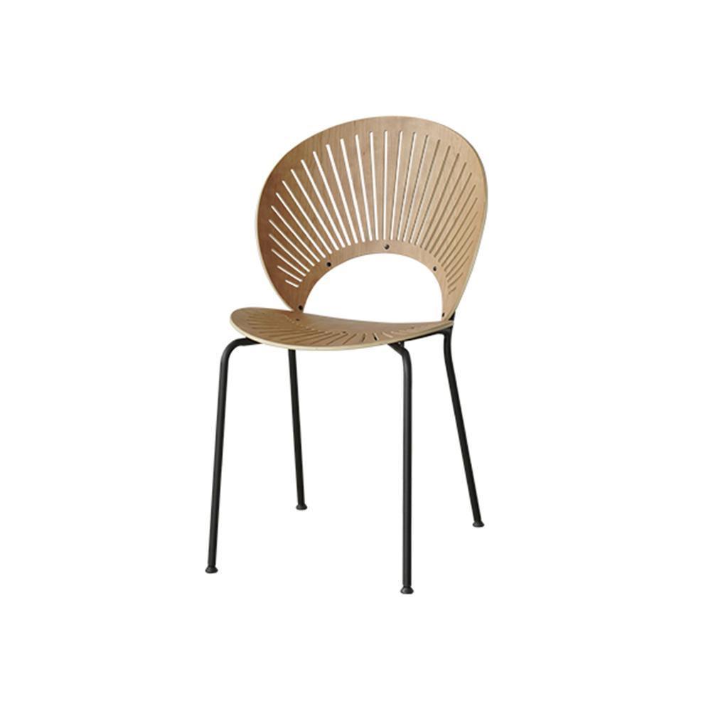 A Set of 2 Conker Dining Chair, Solid Wood