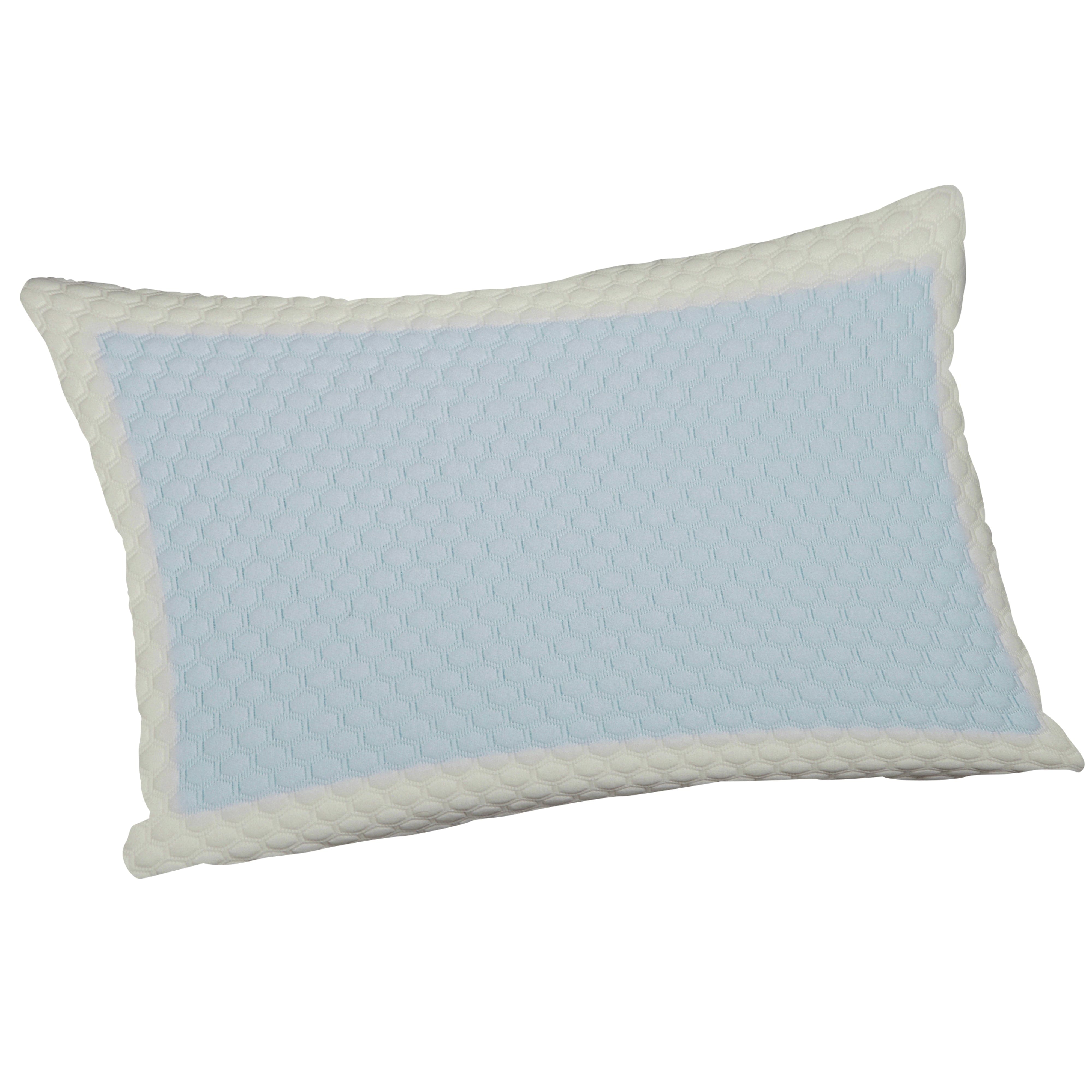 OLIVIA ROCCO Cooling Gel Memory Foam Pillow With Breathable Cover, Orthopaedic Support, Luxury Fibre Filling, Ergonomic Neck Relief