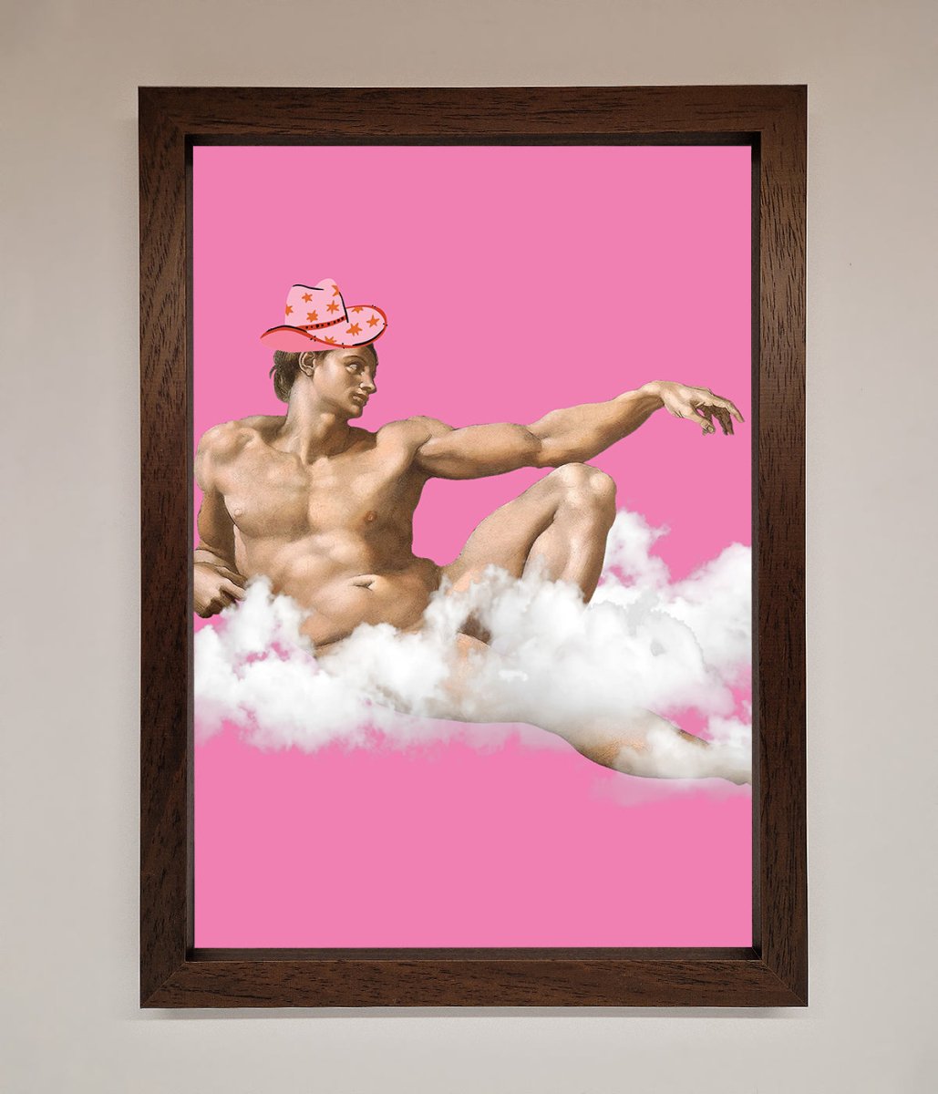 Cowboy On A Cloud Framed Poster - Zestio