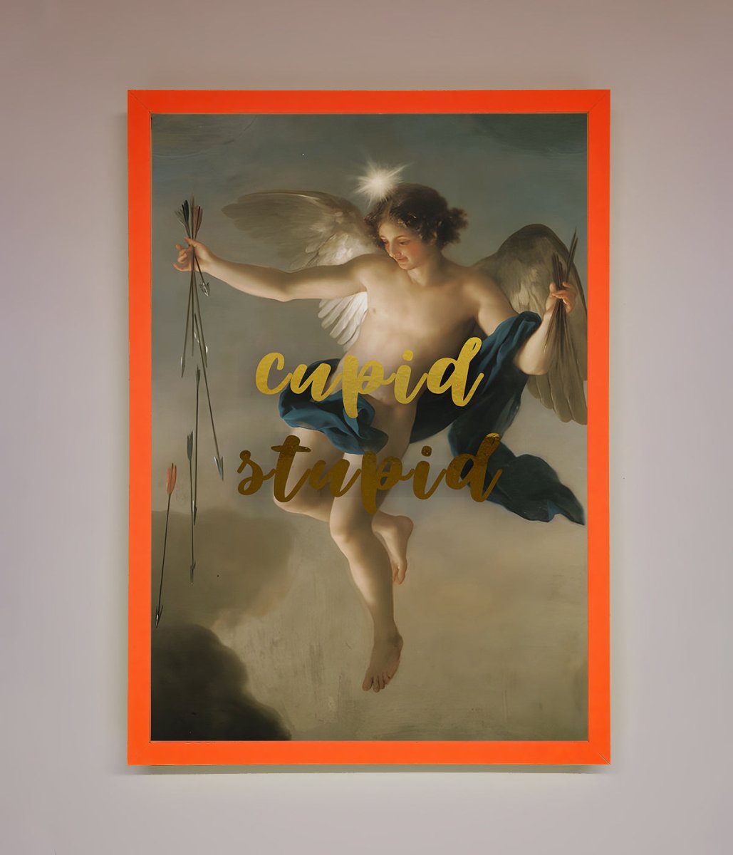 Cupid Stupid Foil Print - Zestio