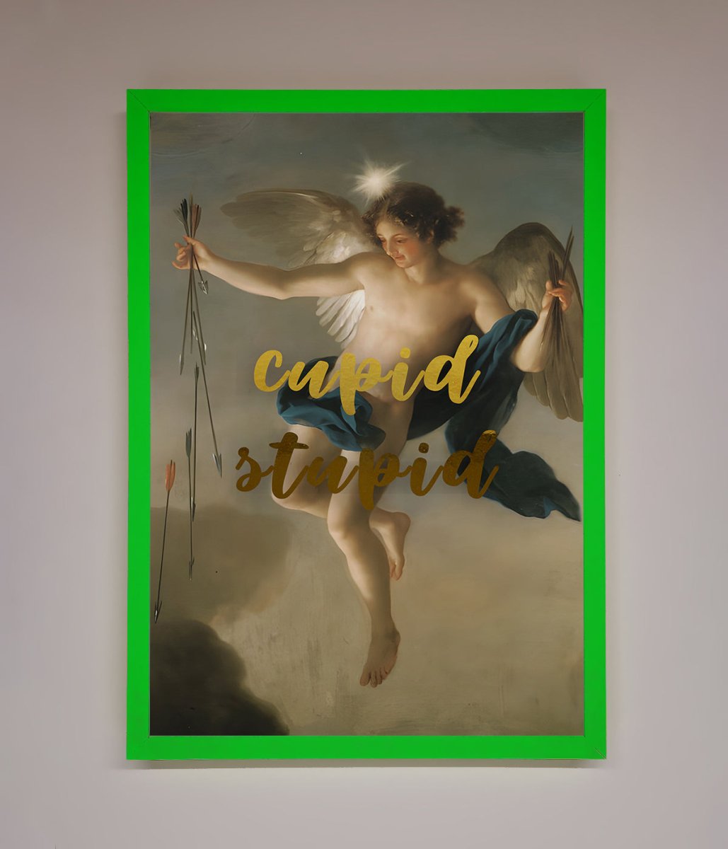 Cupid Stupid Foil Print - Zestio
