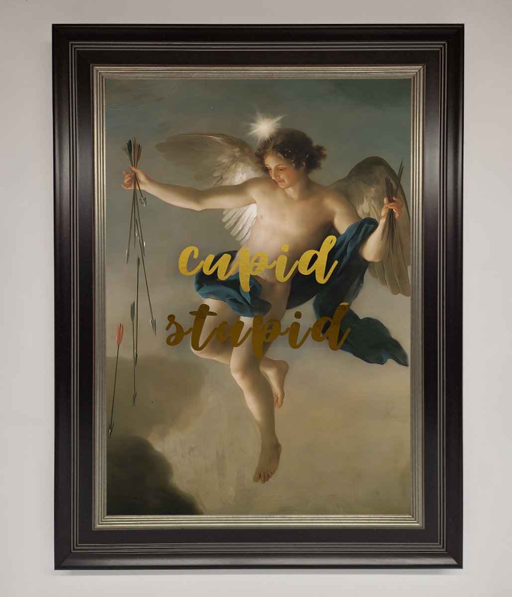 Cupid Stupid Foil Print - Zestio