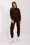 Badu 2-Piece Casual Long Sleeve Hooded Sweater & High-Waisted Pants Set for Ultimate Comfort