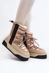 Luxury Vegan Waterproof Women's Snow Boots with Faux Fur Lining and Non-Slip Sole