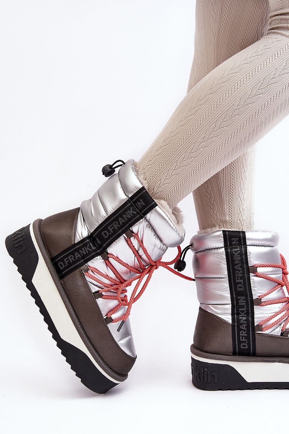 Luxury Vegan Waterproof Women's Snow Boots with Faux Fur Lining and Non-Slip Sole