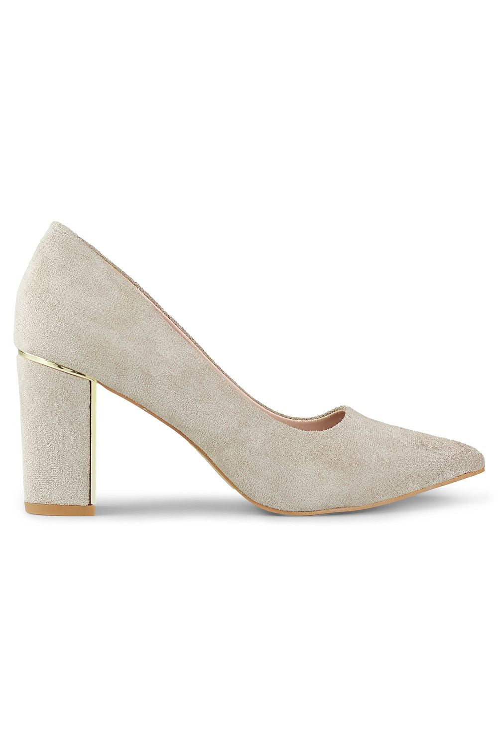 Elegant PRIMO Black Eco-Suede Block Heel Pumps with 8 cm Stiletto for All Occasions