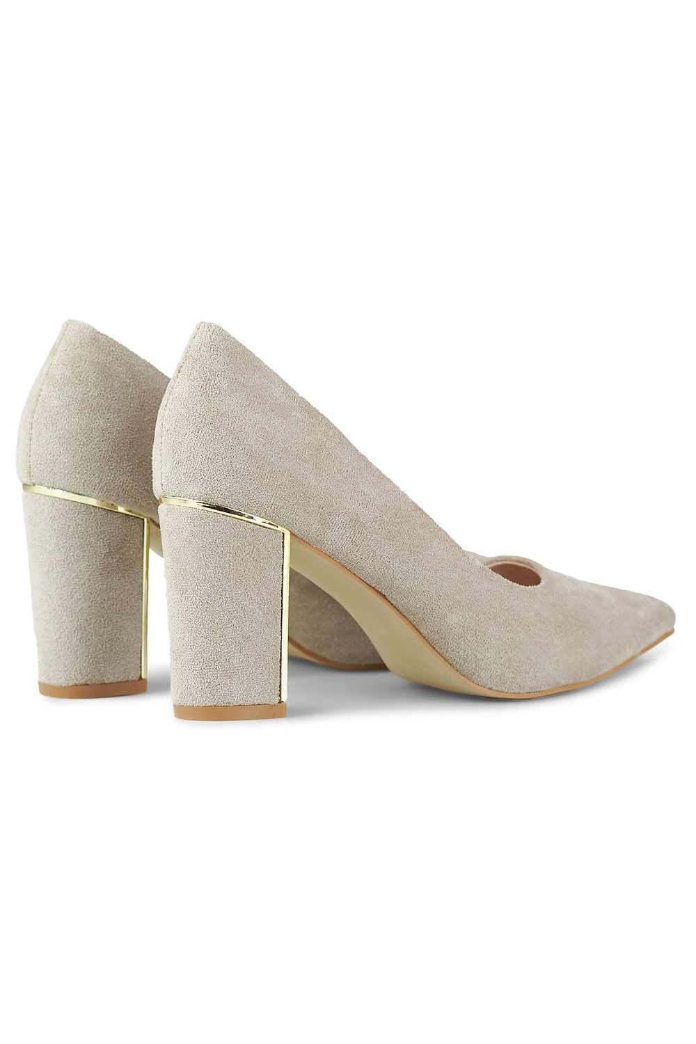 Elegant PRIMO Black Eco-Suede Block Heel Pumps with 8 cm Stiletto for All Occasions