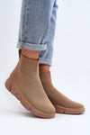 Luxurious Women's Sports Shoes with Sock-Style Upper, Soft Removable Insole, and Trendy Design