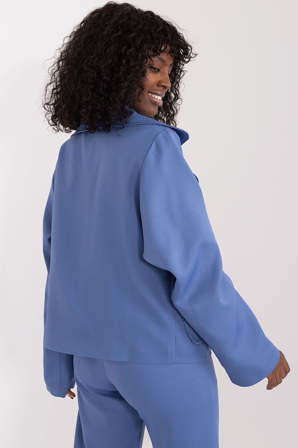 Elegant Long-Sleeve Blazer by Lakerta | Versatile Double-Breasted Jacket for All Seasons