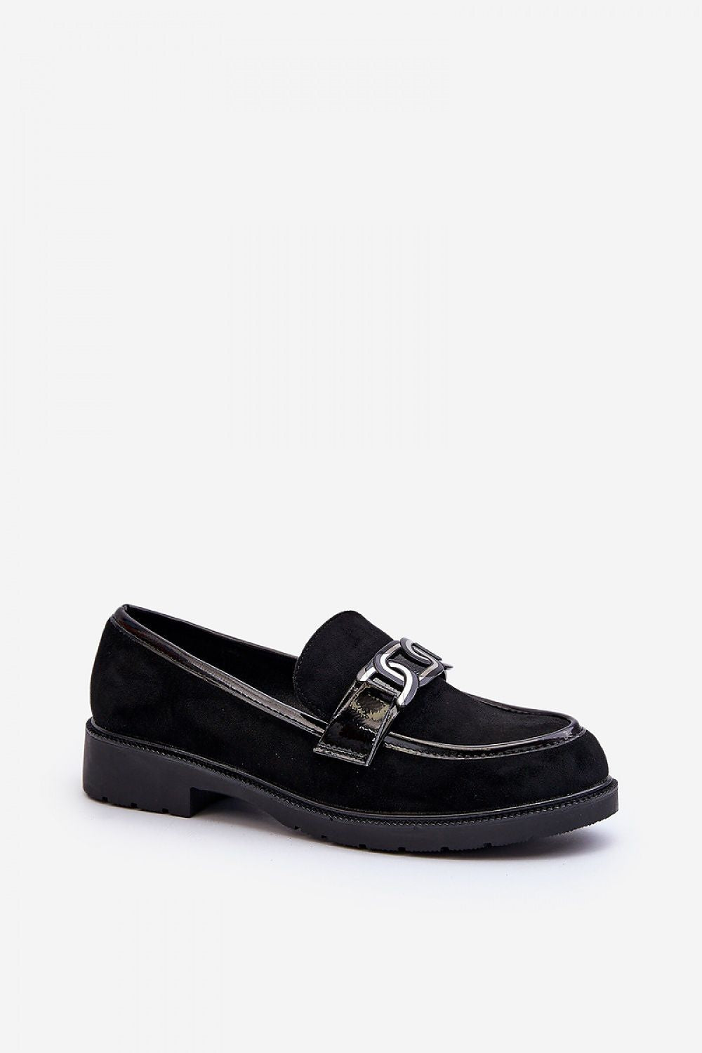Elegant Women's Moccasins by S.Barski - Comfortable Suede with Ornamental Detail, 3 cm Heel