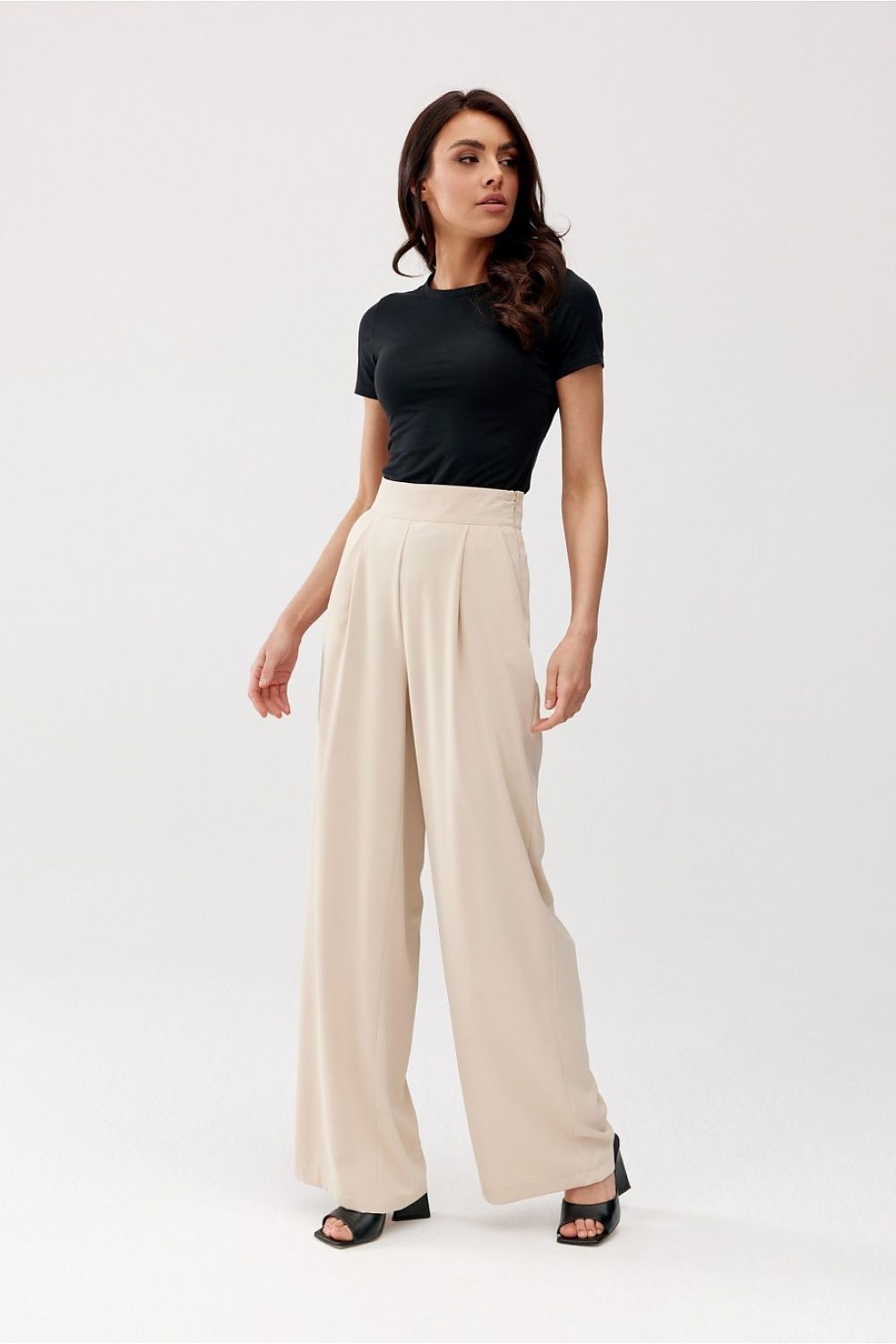 Alaya women's trousers by roco fashion | high-waisted wid...