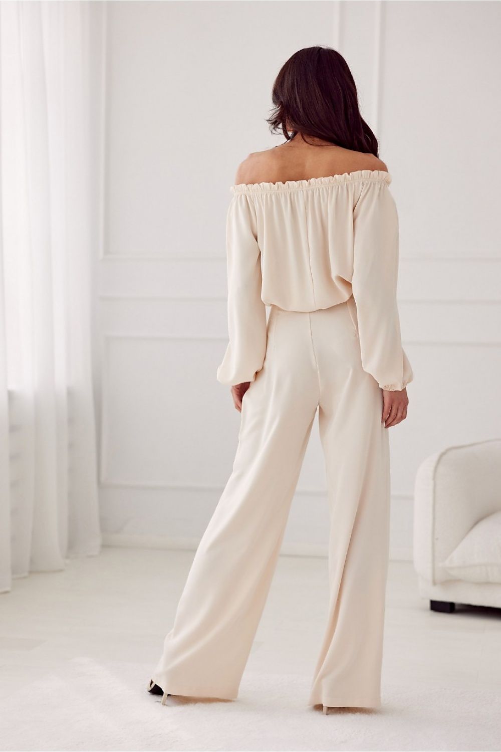 Alaya women's trousers by roco fashion | high-waisted wid...