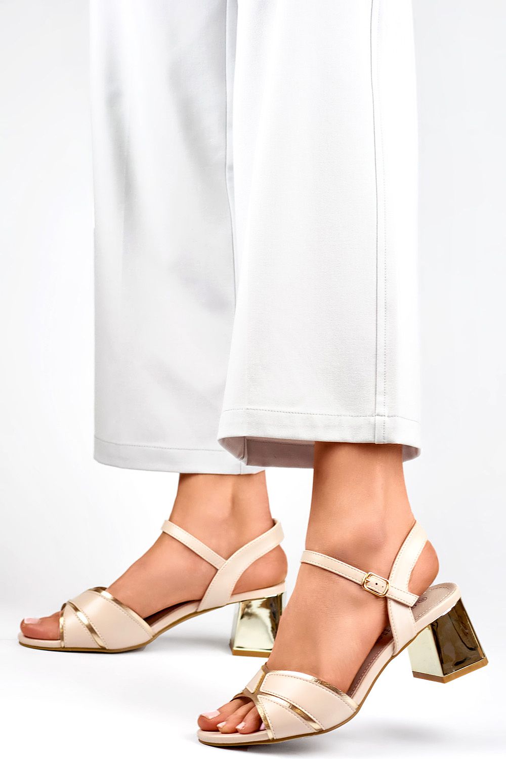 Primo Eco-Friendly 6Cm Heeled Sandals - Lightweight Natural Leather Insole, Elegant Open-Toe Design