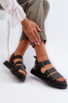Elegant Women's Eco Leather Platform Sandals with Adjustable Strap - Summer Style by Big Star