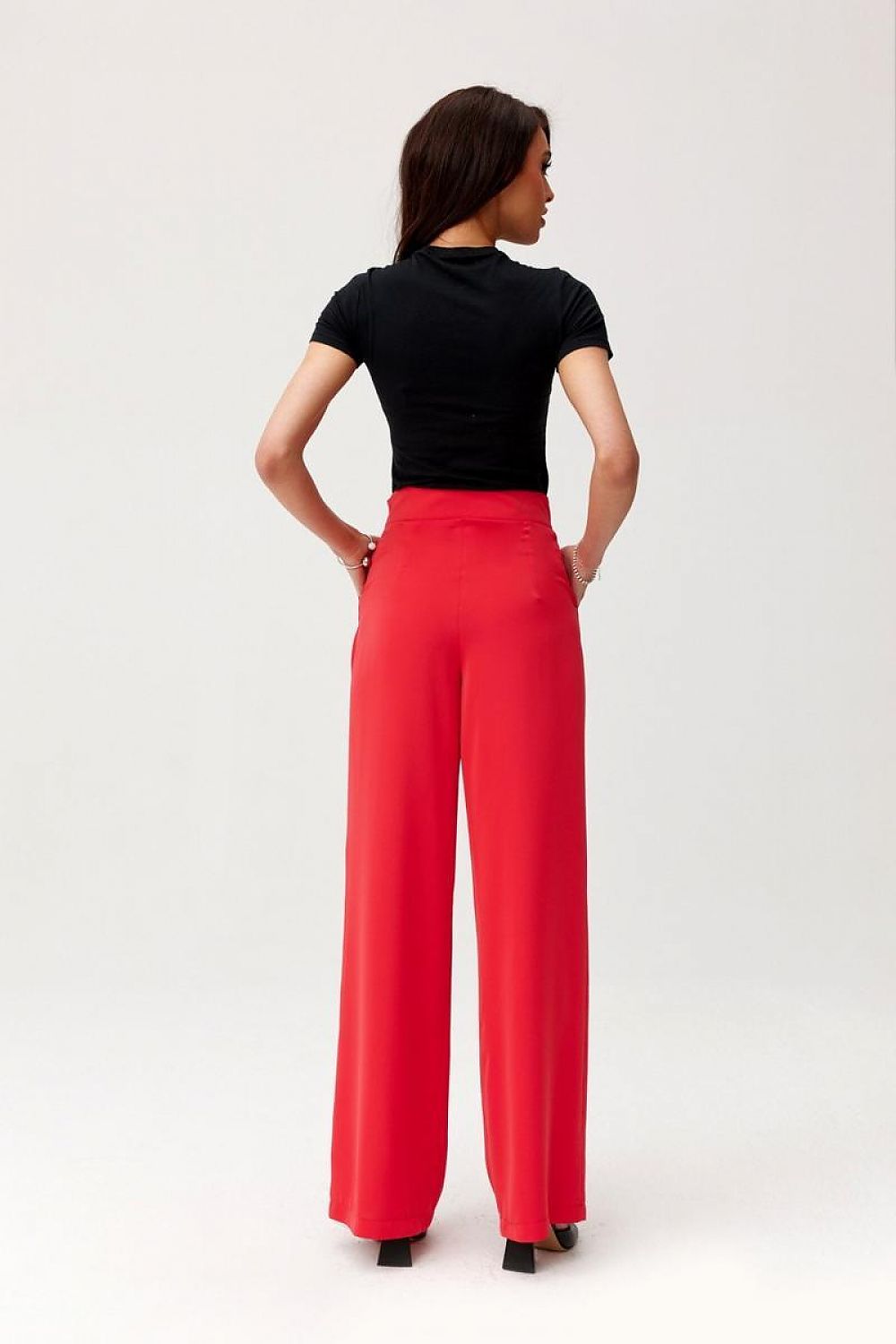 Alaya women's trousers by roco fashion | high-waisted wid...