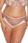 Elegant Lace Embellished Panties by Gaia - Comfort Fit, Sheer Back, Made in Poland