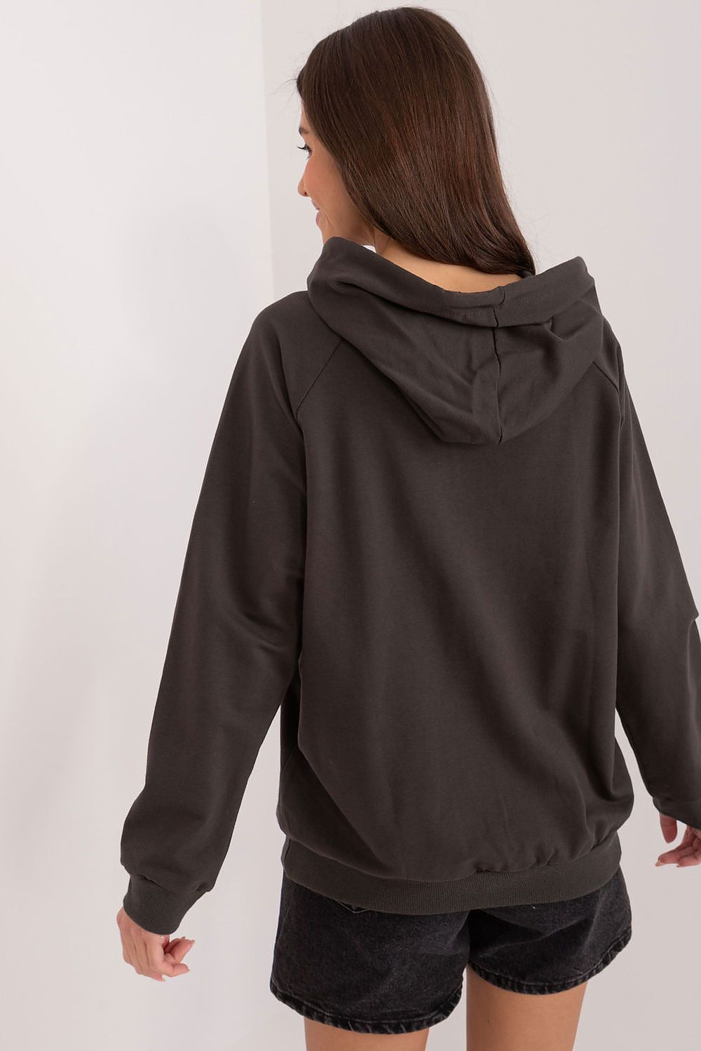 Elegant Women's Casual Hoodie in 90% Cotton with Adjustable Fit and Sporty Design