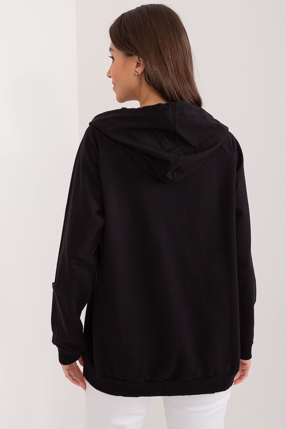 Elegant Women's Casual Hoodie in 90% Cotton with Adjustable Fit and Sporty Design