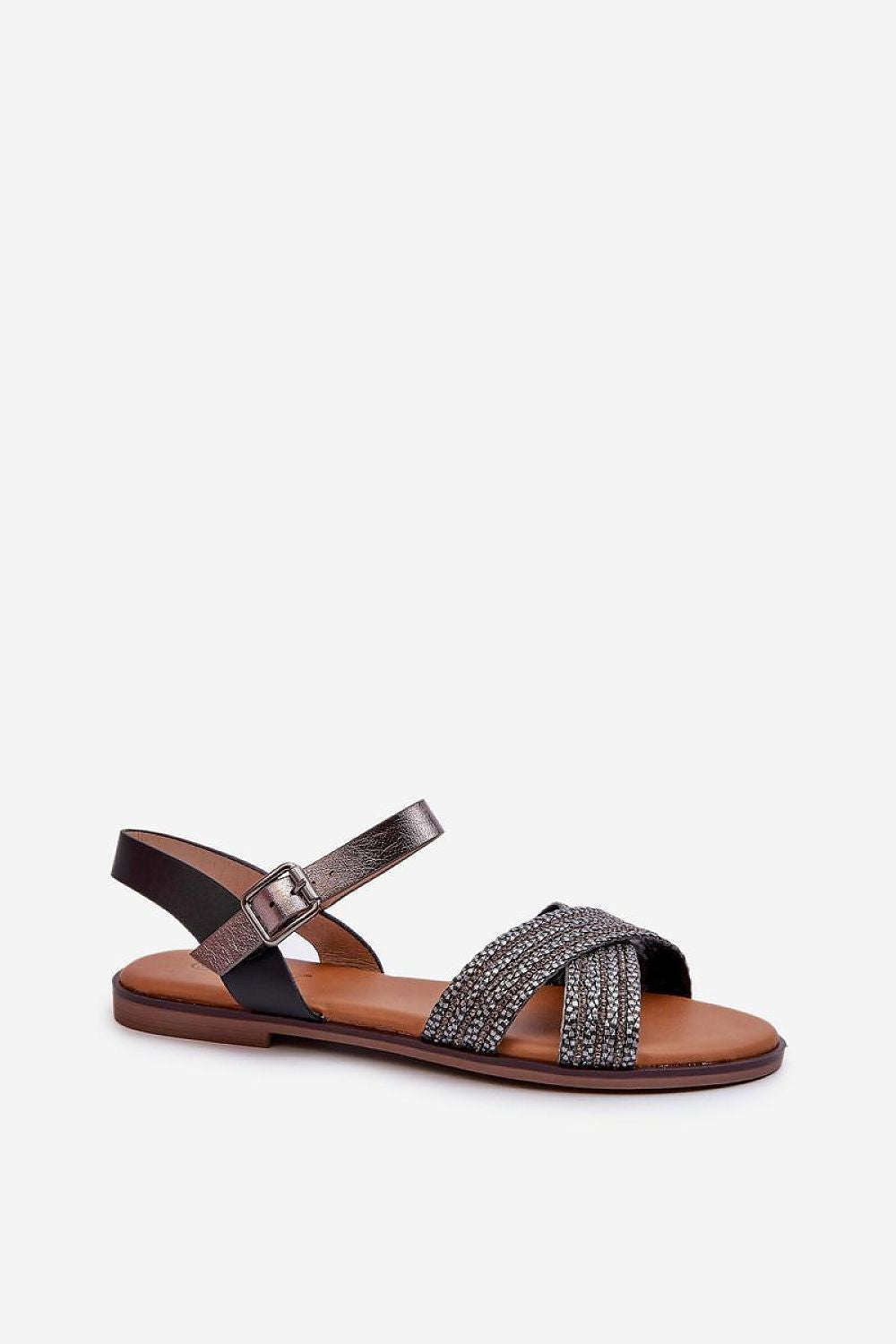 Luxury Women's Flat Sandals by S. Barski with Adjustable Buckle for Ultimate Comfort