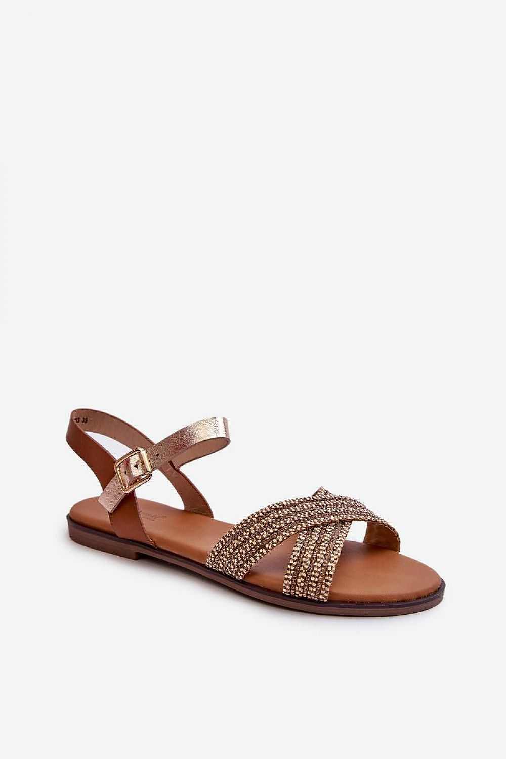 Luxury Women's Flat Sandals by S. Barski with Adjustable Buckle for Ultimate Comfort