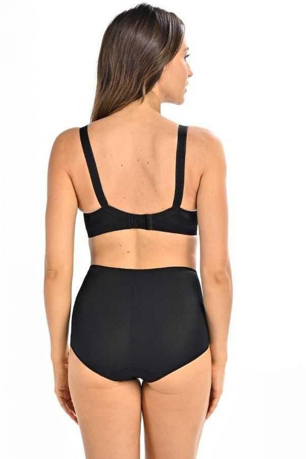 Luxury Black Soft Bra with Floral Lace, Adjustable Straps, Underwire-Free Comfort