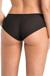 Amelia Women's Black Lace Mesh Panties – Seamless Comfort & Elegance