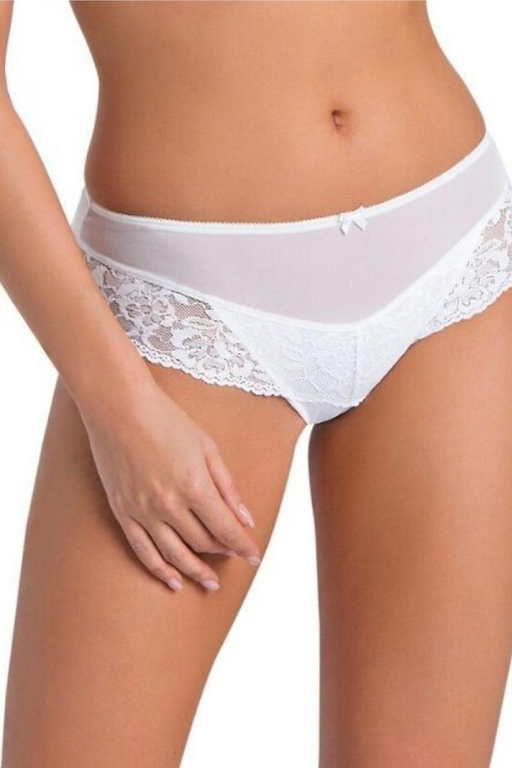Amelia Women's Black Lace Mesh Panties – Seamless Comfort & Elegance