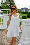 Elegant Strapless Summer Dress with Frill - Roco Fashion Seville Collection