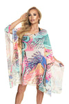 Irall Beach Tunic in Airy Chiffon - Stylish Quick-Drying Cover-Up, Perfect for Summer