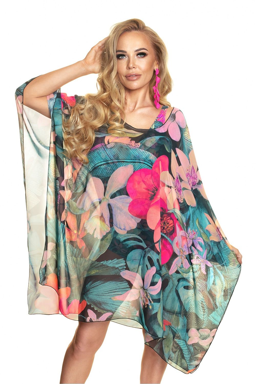 Irall Beach Tunic in Airy Chiffon - Stylish Quick-Drying Cover-Up, Perfect for Summer