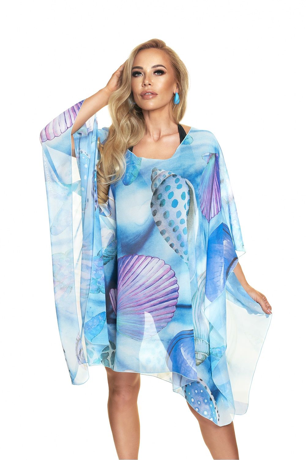 Irall Beach Tunic in Airy Chiffon - Stylish Quick-Drying Cover-Up, Perfect for Summer