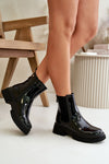 Elegant Jodhpur Ankle Boots with Gold Accent and Warm Fleece Lining - Stylish Comfort for Cool Days