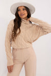 Luxurious Turtleneck Sweater for Women | Acrylic-Polyester Blend | Ideal for Cooler Days