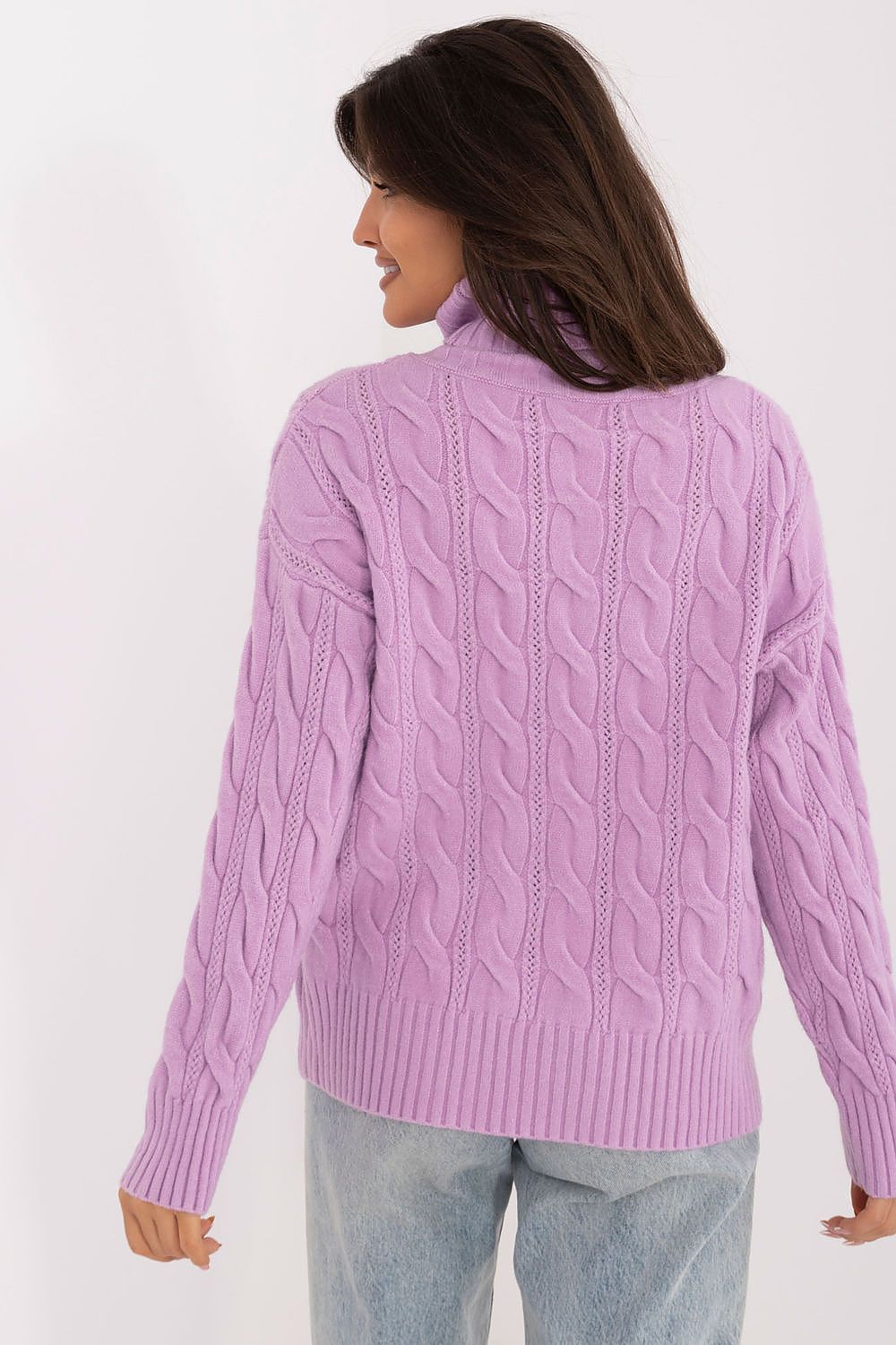Luxurious Turtleneck Sweater for Women | Acrylic-Polyester Blend | Ideal for Cooler Days