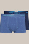 Henderson Joy Boxer Shorts 2-Pack - Comfortable Cotton & Spandex Boxers for Men