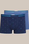 Henderson Joy Men's Cotton Boxers 5-Pack - Comfortable Fit with Wide Waistband - Longer Legs