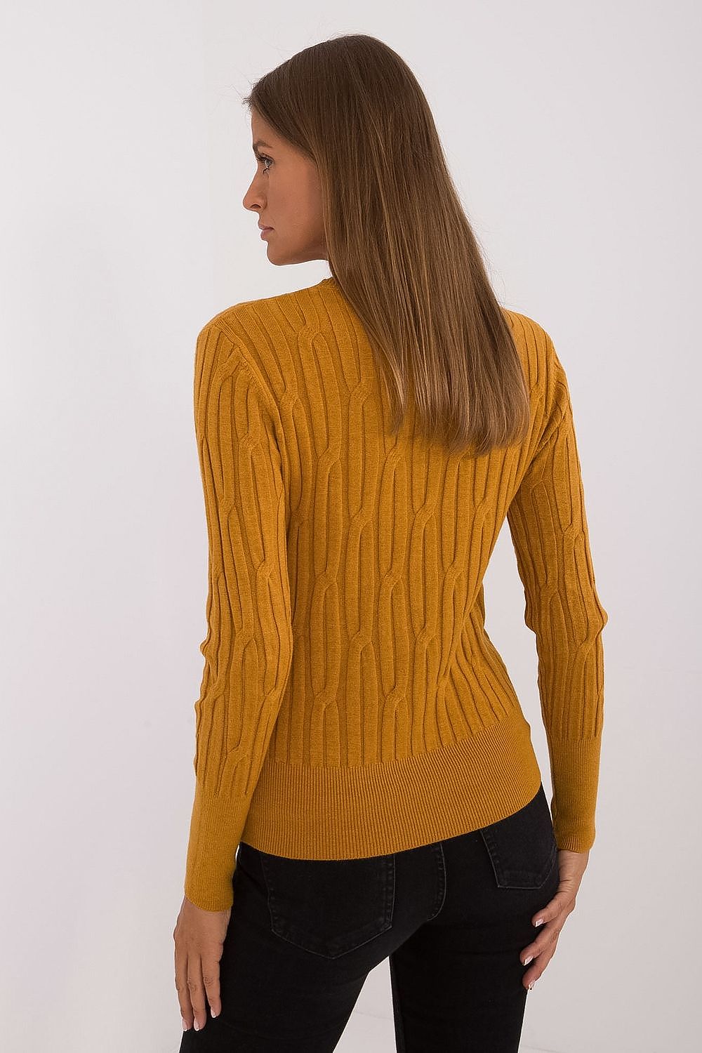 Elegant Casual Women's Sweater - Soft Viscose, Nylon & Polyester Blend, Round Neck, Long Sleeves