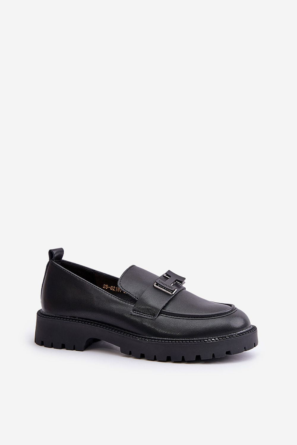 Elegant Women's Natural Leather Loafers with Flat Heel and Rounded Toes for All-Day Comfort