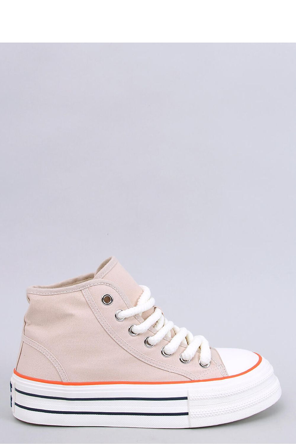 Women's Inello Ankle Sneakers on Platform, Comfortable Fabric with Thick Laces - Sizes EU 36-41